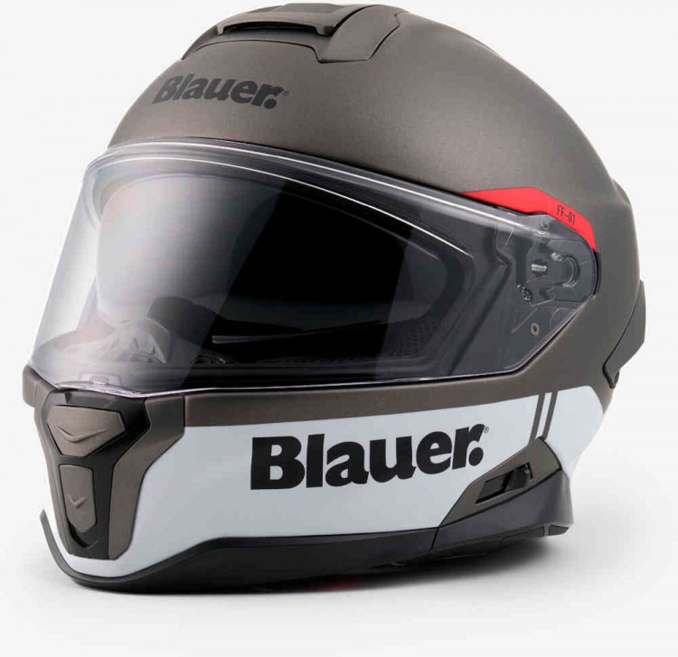 Мотошлем интеграл Blauer FF-01 Белый 12CBKHU20117-H00001-H136-XS