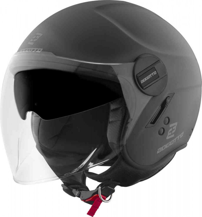 Мотошлем открытый Bogotto H595-1 SPN Черный матовый BGT-05-MH-086-1010-XS