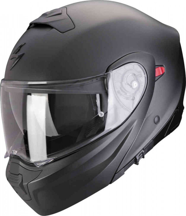 Мотошлем модуляр Scorpion EXO 930 Evo Solid Черный матовый 194-100-285-02
