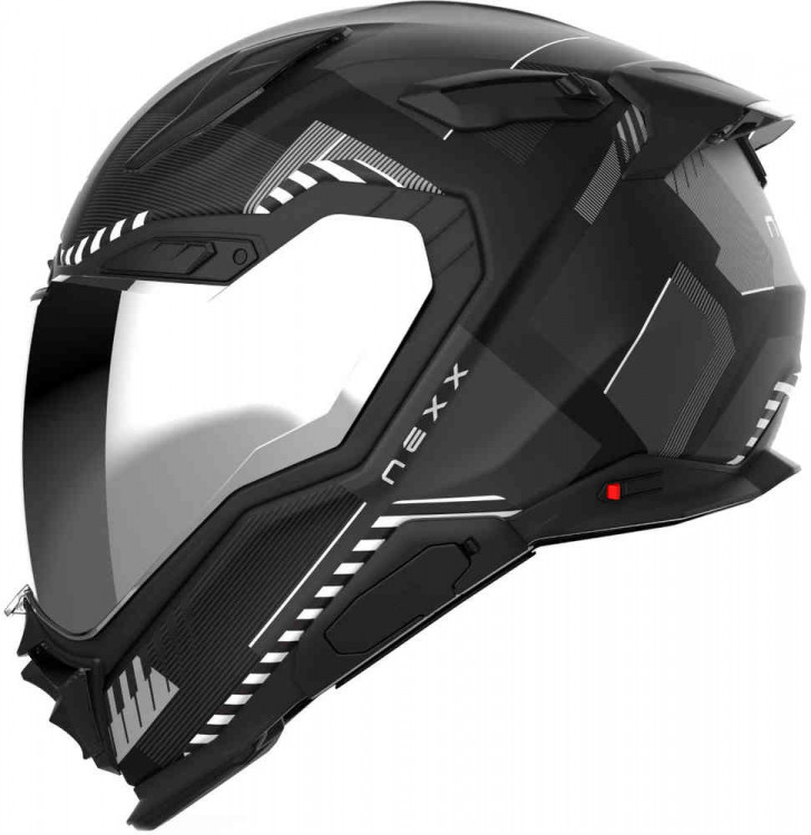 Мотошлем интеграл Nexx X.WST 3 Fluence Черный матовый/Серебристый 01XS30142606300S