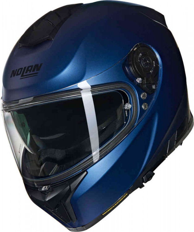 Мотошлем интеграл Nolan N80-8 Classico Nobile N-Com Матовый синий N880007353139