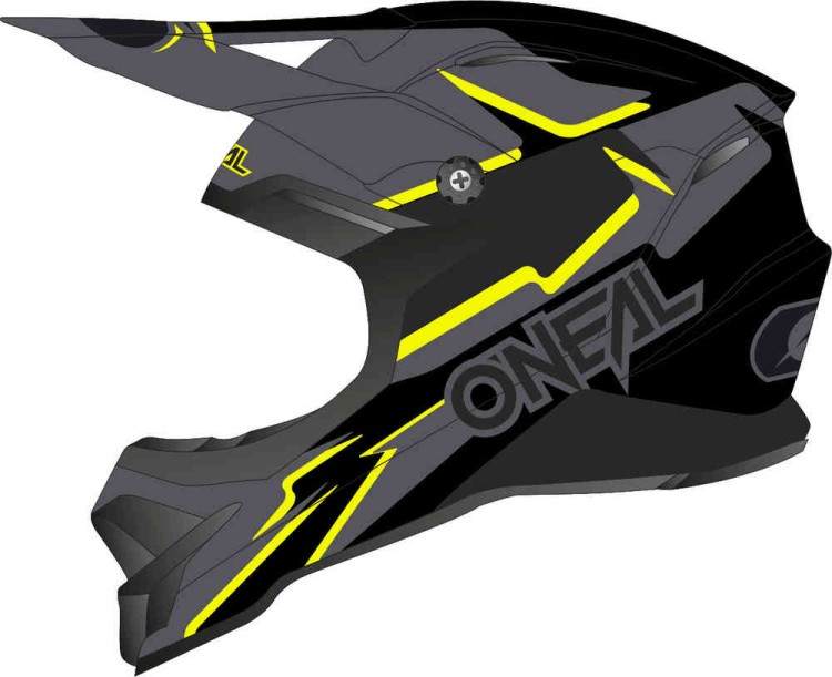 Мотошлем для мотокросса и эндуро Oneal 3Series Voltage