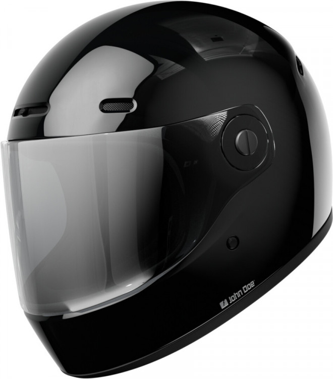 Мотошлем интеграл John Doe JD/One Черный JH1007-XS