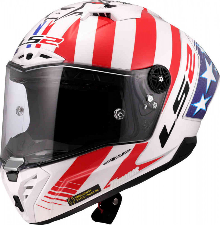 Мотошлем интеграл LS2 FF805 Thunder GP Baz Replica Carbon  168059904XS