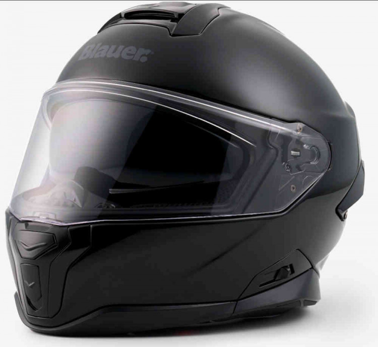 Мотошлем интеграл Blauer FF-01 Monocolor Черный 12CBKHU20117-H00002-H136-XS