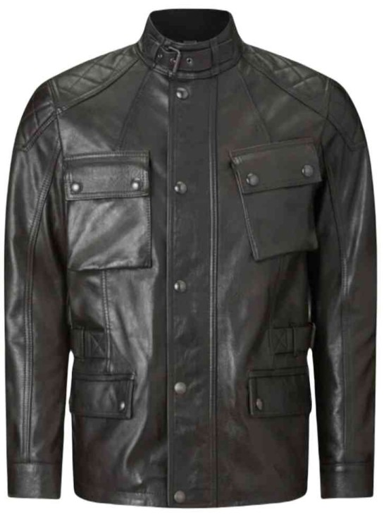 Мотокуртка кожаная мужская Belstaff Turner