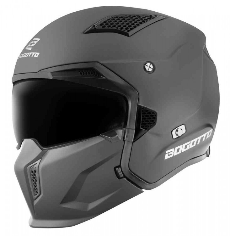 Мотошлем интеграл Bogotto Radic Черный матовый BGT-17-MH-004-11-XXL