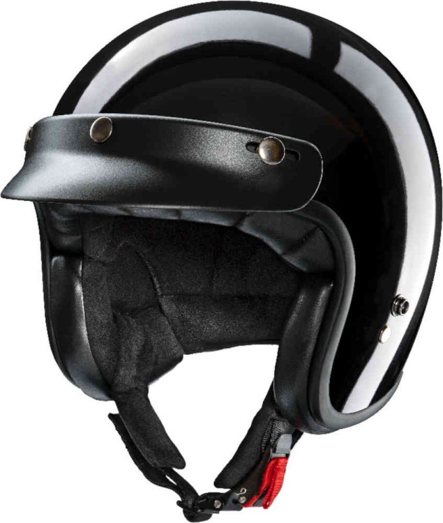 Мотошлем открытый Redbike RB-720 Basic Черный 840005.54-XS
