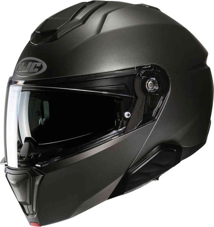 Мотошлем модуляр HJC i91 Solid Черный матовый 15437007