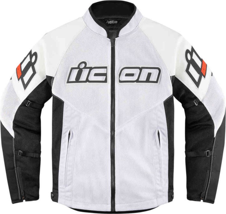 Мотокуртка кожаная мужская Icon Mesh AF