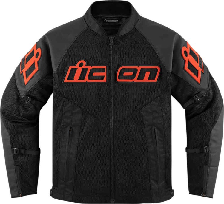 Мотокуртка кожаная мужская Icon Mesh AF