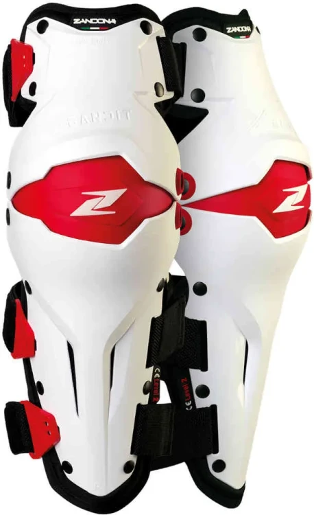 Мотозащита Zandona X-Bandit Белый/Красный  3262WERDUNBK