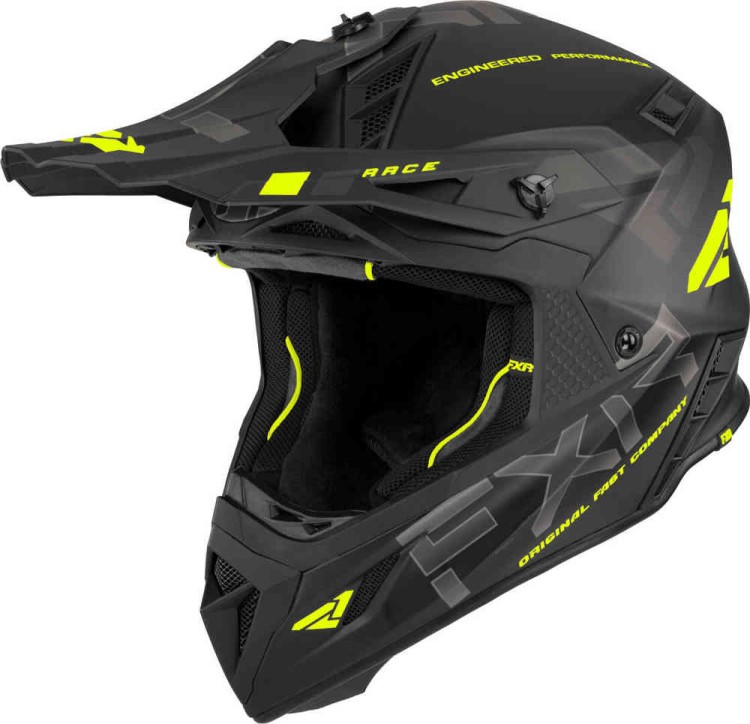 Мотошлем для мотокросса и эндуро FXR Helium Race Div 2023