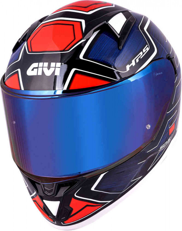 Мотошлем интеграл GIVI 50.6 Sport Deep Limited Edition Синий/Красный H506FEPLR54