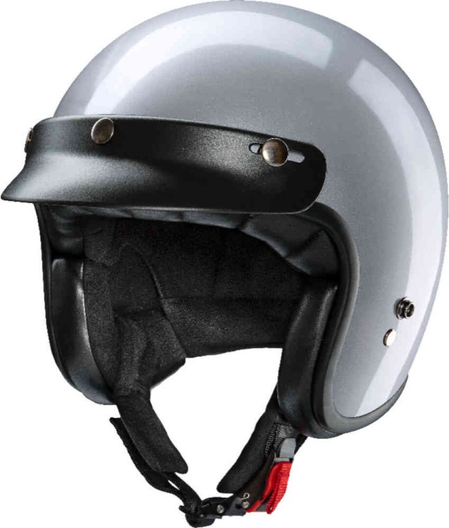 Мотошлем открытый Redbike RB-720 Basic Серебристый 840006.54-XS