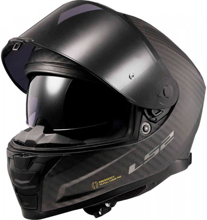 Мотошлем интеграл LS2 FF811 Vector II Carbon Матовый карбоновый 168115098XS