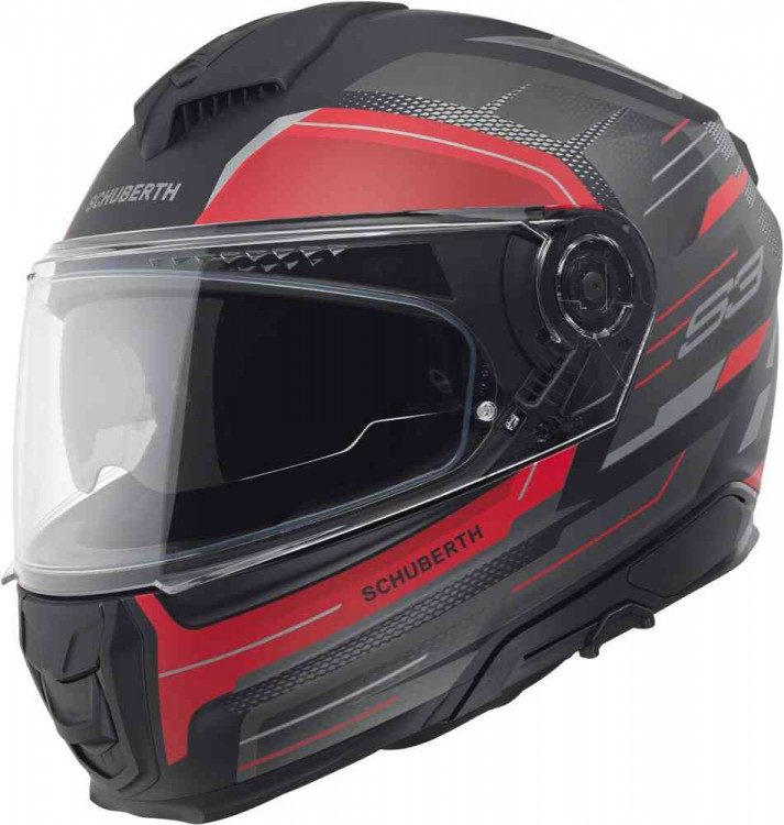 Мотошлем интеграл Schuberth S3 Apex Антрацитовый матовый/черный/красный 4219085360
