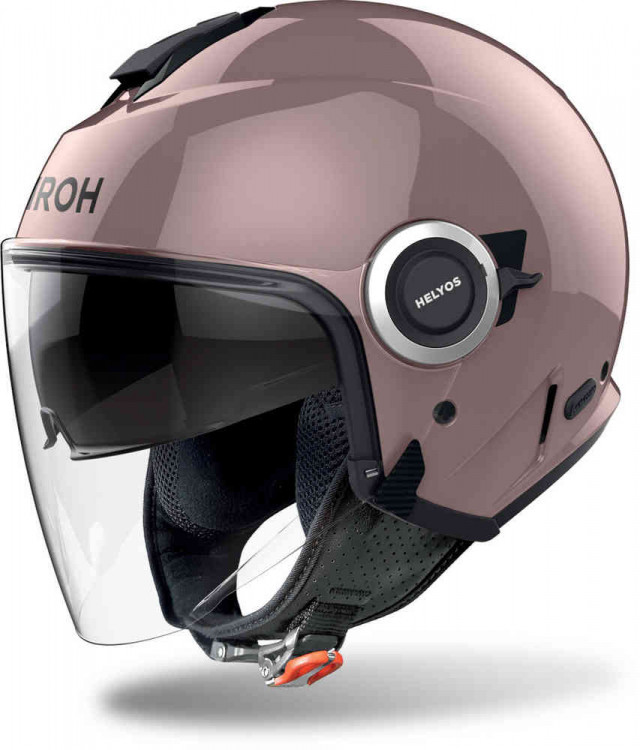 Мотошлем открытый Airoh Helios Color 06 Розовый металлик HE654M