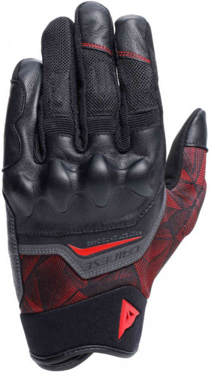 Мотоперчатки для города, спорта и туринга Dainese Ermex Черный/Красный 18100026-B78-XS