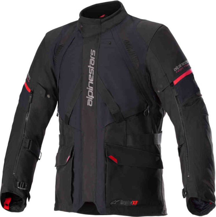 Мотокуртка текстильная мужская Alpinestars Monteira Drystar Черный/Красный 3205123-1303-S