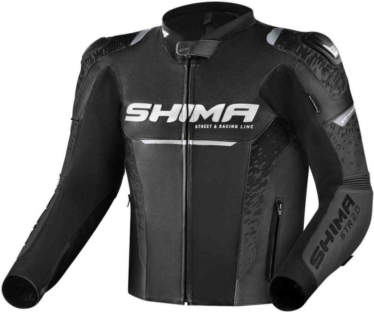 Мотокуртка кожаная мужская SHIMA STR 2.0