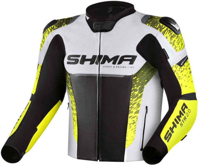 Мотокуртка кожаная мужская SHIMA STR 2.0