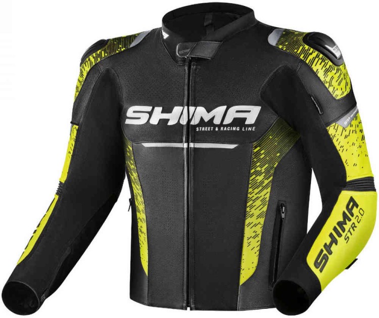 Мотокуртка кожаная мужская SHIMA STR 2.0