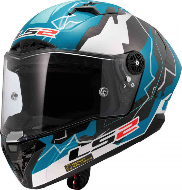 Мотошлем интеграл LS2 FF805 Thunder GP Huertas Replica Carbon  168059922XS