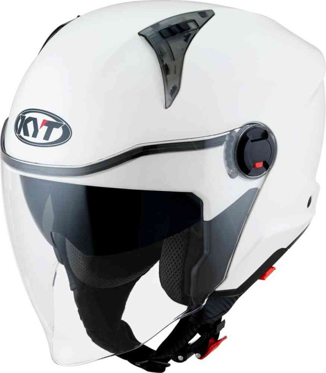 Мотошлем открытый KYT D-City Plain Белый Y6DC00W3.6