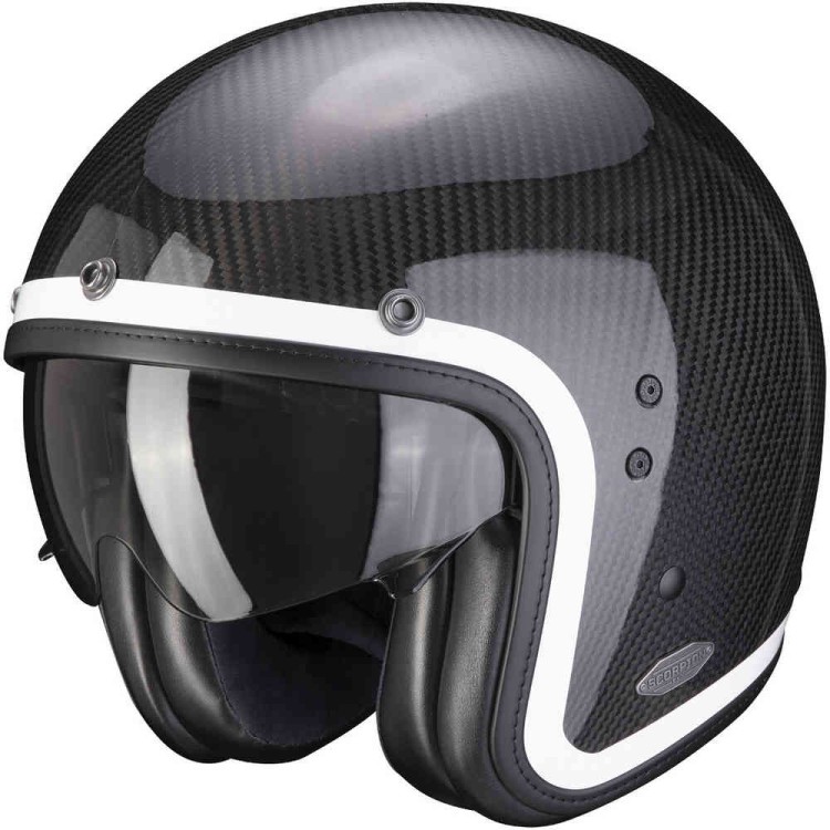 Мотошлем открытый Scorpion Belfast Carbon Lofty
