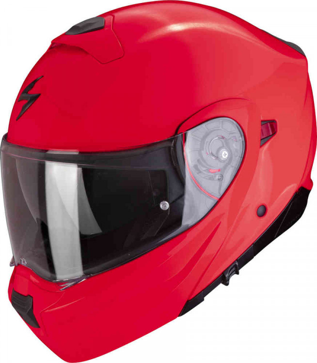 Мотошлем модуляр Scorpion EXO 930 Evo Solid Красный 194-100-64-02
