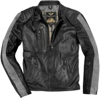 Мотокуртка кожаная Black-Cafe London Vintage