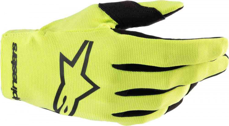 Мотоперчатки для мотокросса и эндуро Alpinestars Radar Черный/Желтый 3561824-551-M
