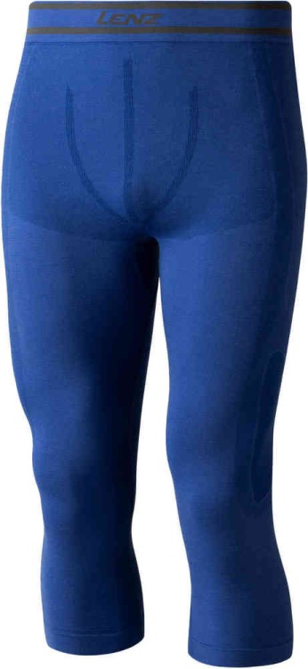 термобелье - штаны Lenz 6.0 Merino 3/4 Синий 297-36