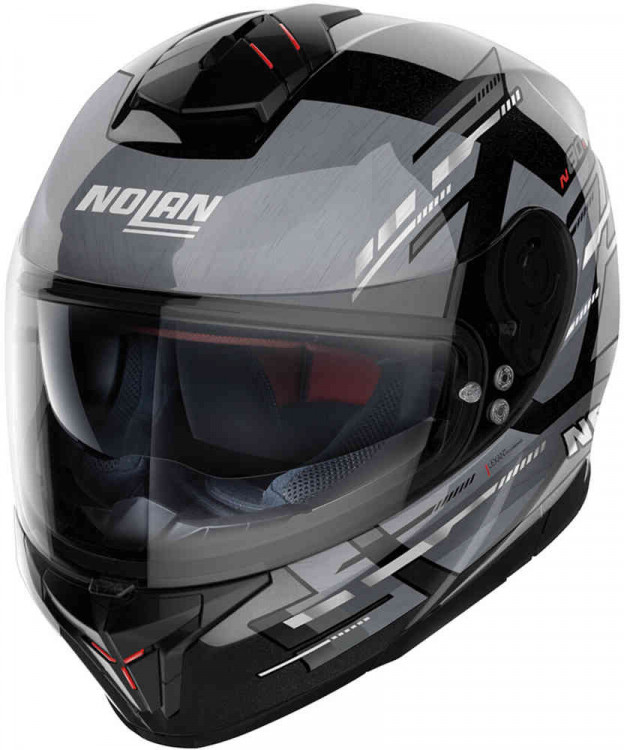 Мотошлем интеграл Nolan N80-8 Meteor N-Com Черный/Серый N880005880676