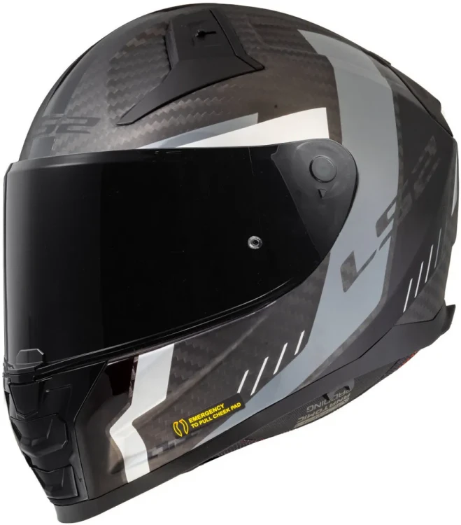 Мотошлем интеграл LS2 FF811 Vector II Carbon Grid