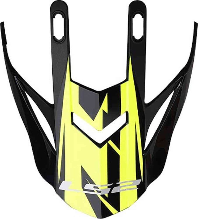 LS2 MX437 Fast Evo Черный/Желтый 800437PEK22