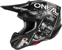 Мотошлем для мотокросса и эндуро Oneal 5Series Polyacrylite Attack