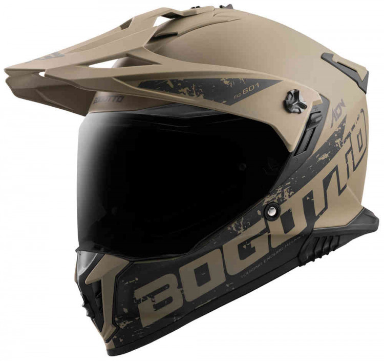 Мотошлем модуляр Bogotto FG-601 Duo Матовый коричневый BGT-32-MH-001-140-XS