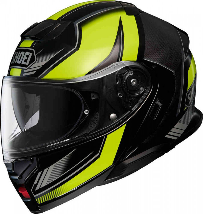 Мотошлем модуляр Shoei Neotec 3 Grasp Черный/Желтый 12 07 101 2