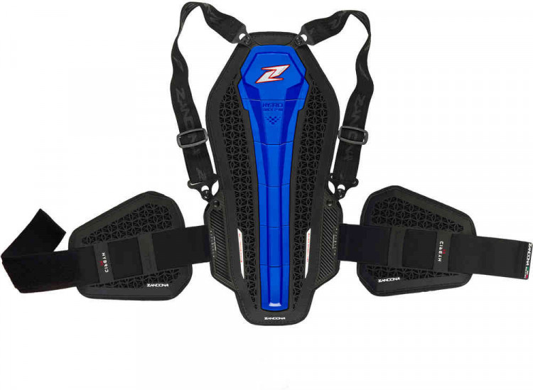 Мотозащита Zandona Hybrid Back Pro RS X6 Черный/Синий 1306RSBEUNBK