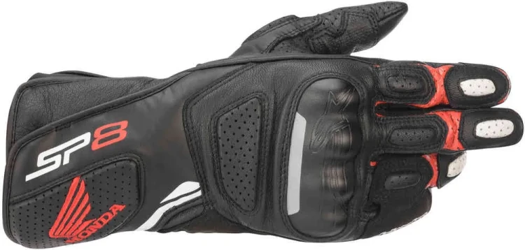 Мотоперчатки для города, спорта и туринга Alpinestars Honda SP-8 V2