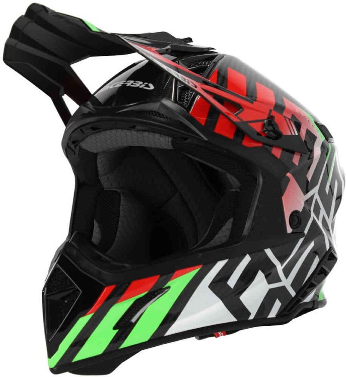 Мотошлем для мотокросса и эндуро Acerbis Steel Carbon