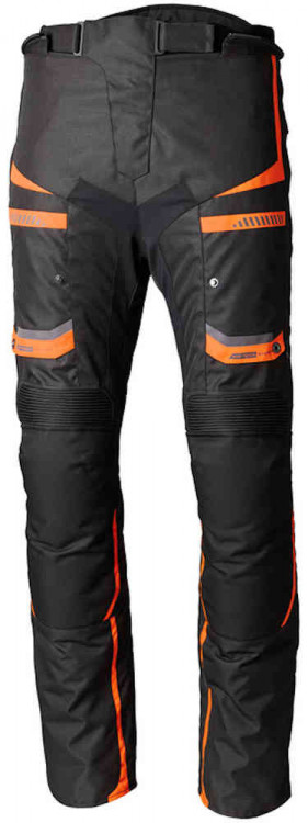 Мотоштаны текстильные мужские RST Pro Series Maverick Evo Черный/Оранжевый 8007588019