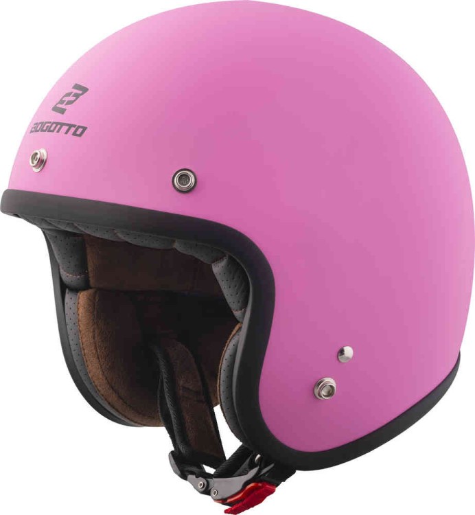 Мотошлем открытый Bogotto H541 Solid Матовый розовый BGT-05-MH-087-120-XS