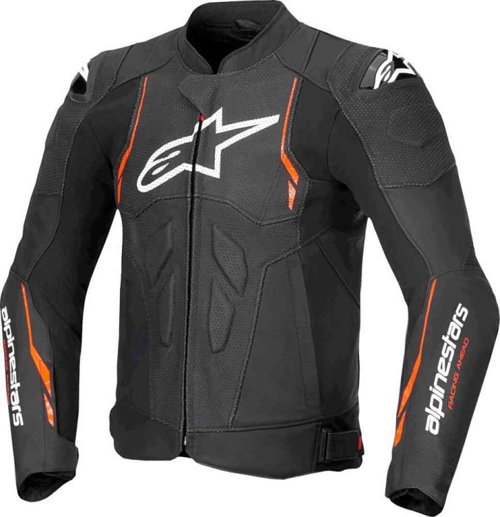 Мотокуртка кожаная мужская Alpinestars Dusk Airflow