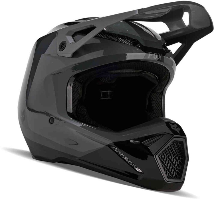 Мотошлем для мотокросса и эндуро FOX V1 Nitro MIPS Черный/Серый 31370-330-L