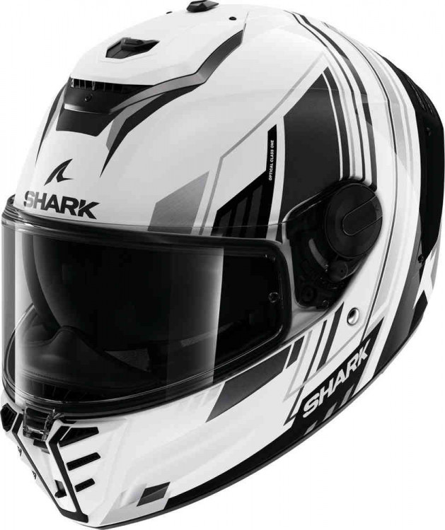 Мотошлем интеграл Shark Spartan RS Byrhon Белый/Черный HE8110E-WKU-S