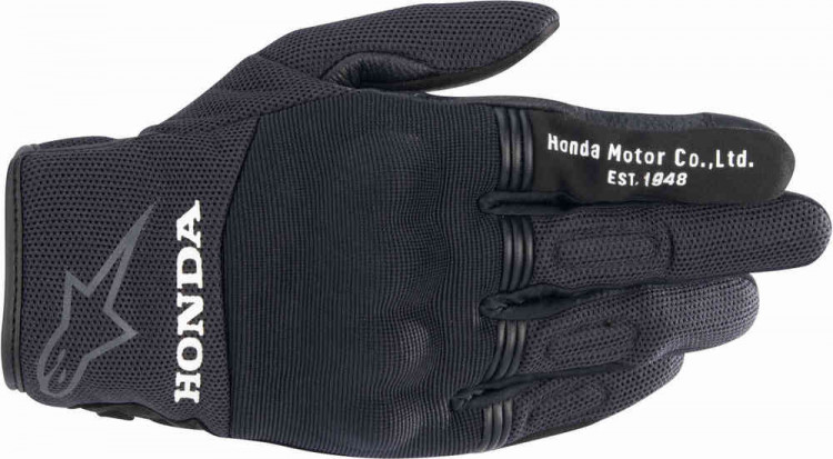 Мотоперчатки для города, спорта и туринга Alpinestars Honda Copper Черный 3568321-10-S