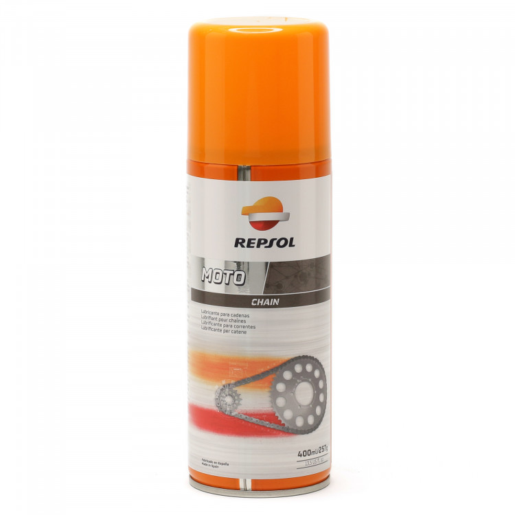 Смазка мотоцепи Repsol MOTO CHAIN  аэрозоль 400мл